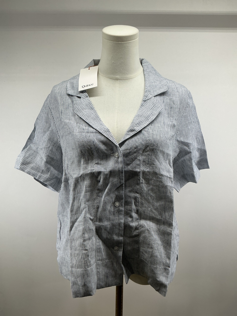 100% European Linen Short Sleeve Shirt